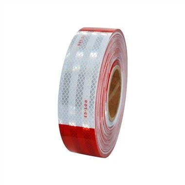 Reflecterende Trailer Tape Conspicuity Rood Wit