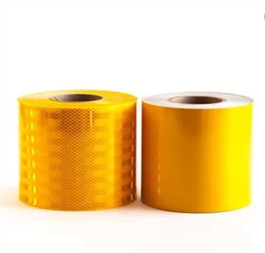 Fabriek van gele reflecterende tape