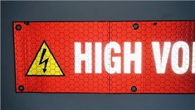 Electric Fence Warning Sign