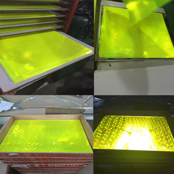 High Visibility Flourescent Yellow PVC Reflective Sheet 2 High Visibility Flourescent Yellow PVC Reflective Sheet 2