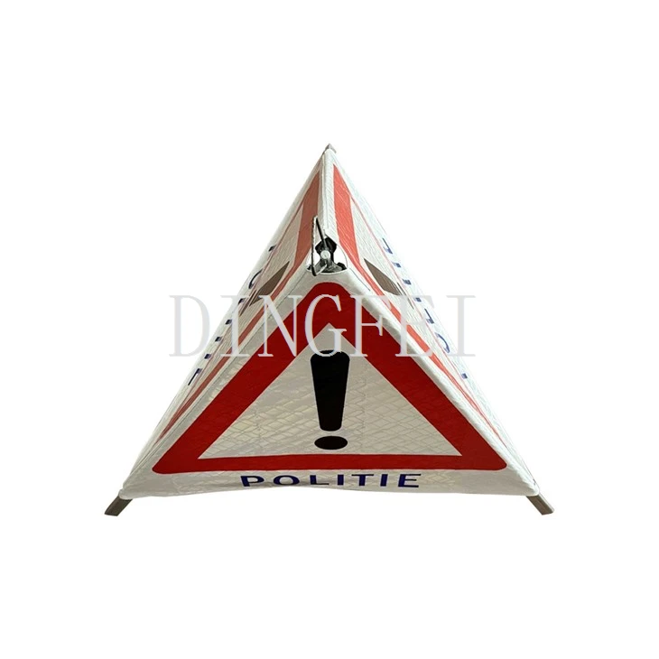 Reflective Hazard Tripod Politie Sign