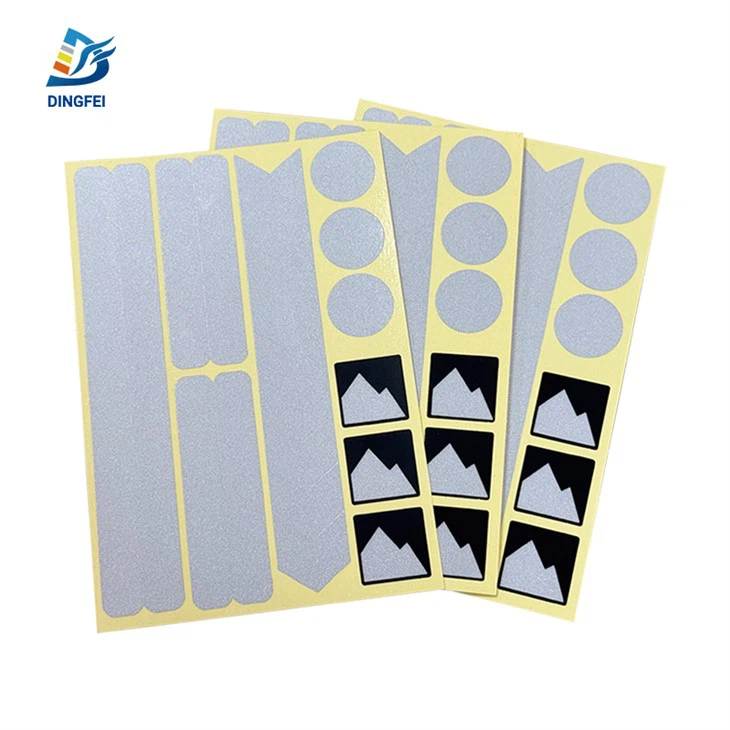 Reflecterende stickers voor wandelstokken
