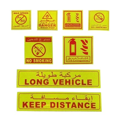Brandblusser PVC -stickers