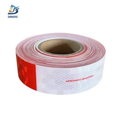 Rood Wit Aprovado Denatran Reflecterende Opvallende Tape
