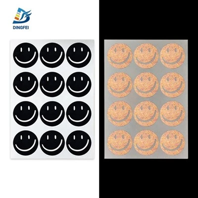 Reflecterende glimlach stickers sticker