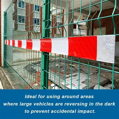 Strip PVC Hekwerk Rood/Wit Voor Veiligheidswaarschuwing